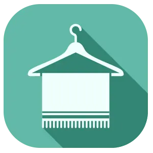Icono de servicio de lavandería